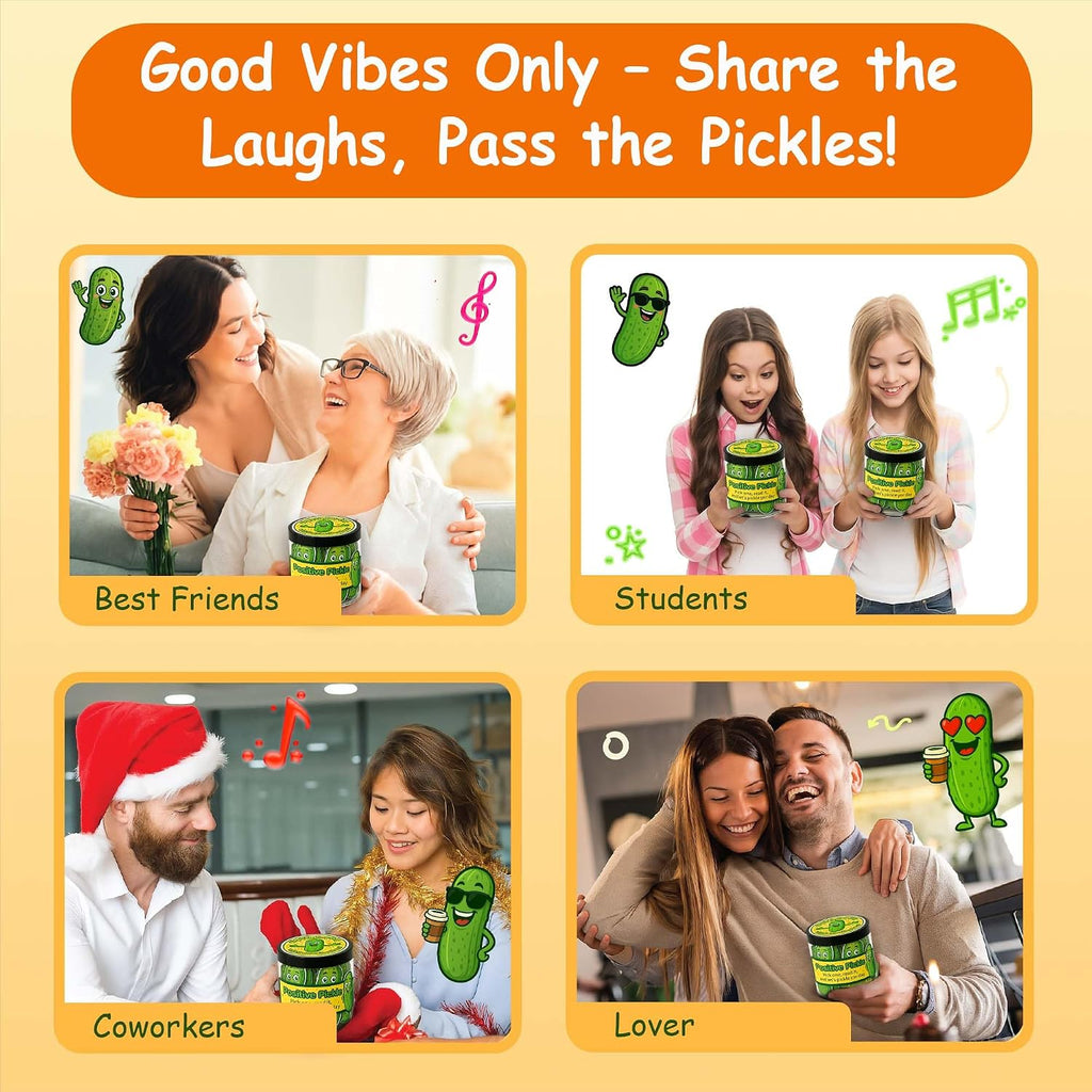 Positive Pickle Jar – 60 Uplifting Affirmation Cards